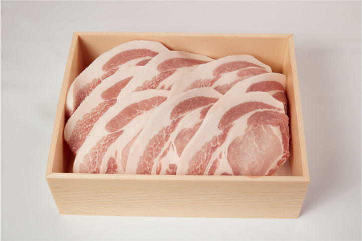 「和豚もち豚」 ロース切身詰め合わせ ロース 100gx8枚